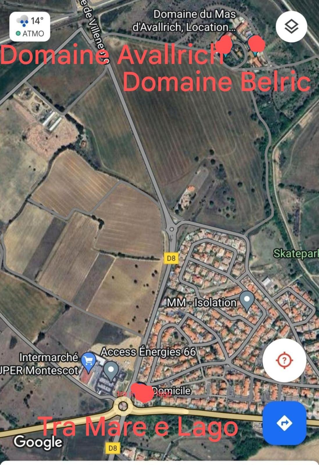 Tra Mare E Lago Montescot Exteriér fotografie